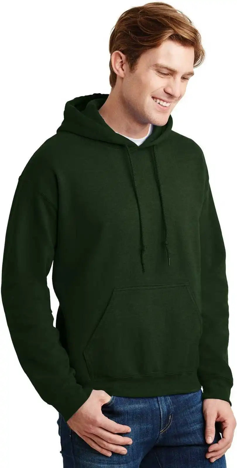 Gildan 12500 Dryblend Pullover Hooded Sweatshirt Forest
