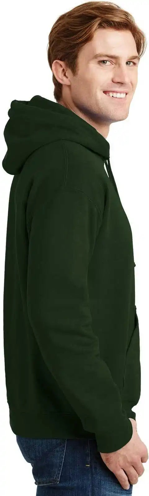 Gildan 12500 Dryblend Pullover Hooded Sweatshirt Forest