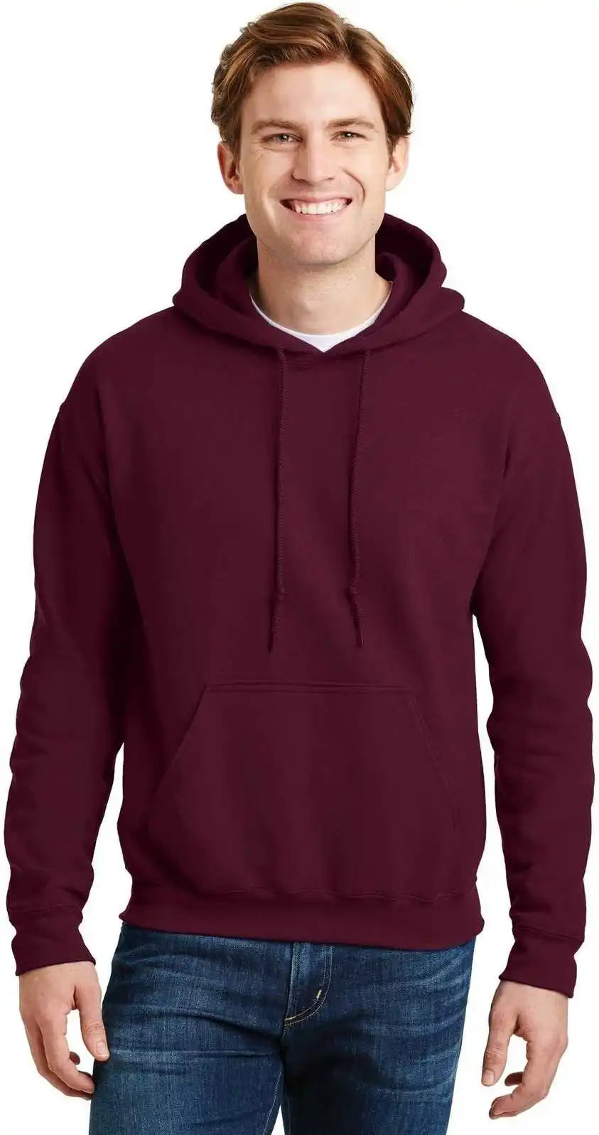 Gildan 12500 Dryblend Pullover Hooded Sweatshirt - Maroon