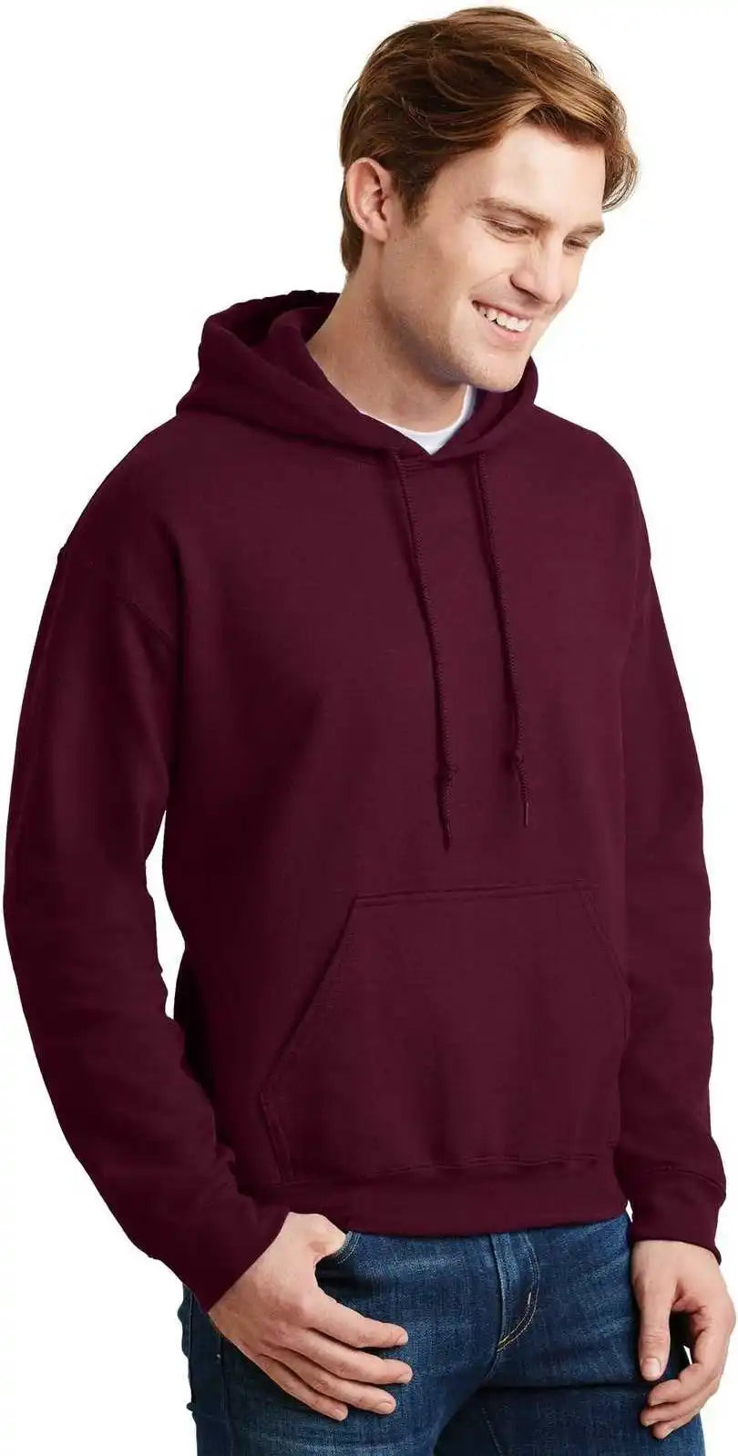 Gildan 12500 Dryblend Pullover Hooded Sweatshirt - Maroon