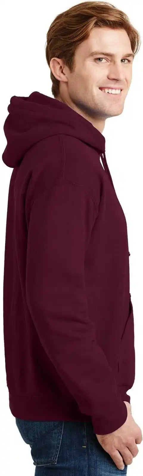 Gildan 12500 Dryblend Pullover Hooded Sweatshirt - Maroon