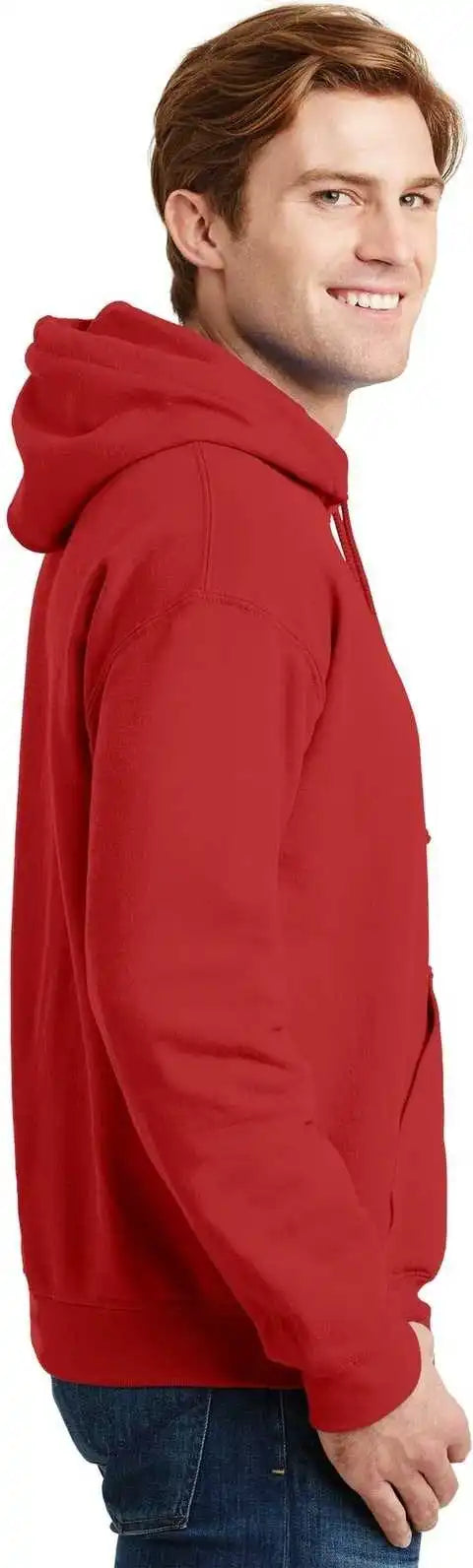 Gildan 12500 Dryblend Pullover Hooded Sweatshirt Red