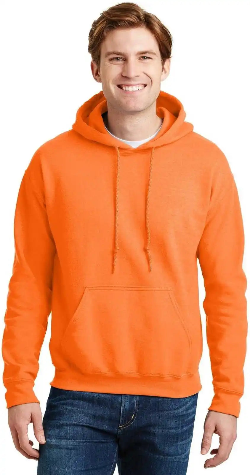 Gildan 12500 Dryblend Pullover Hooded Sweatshirt S. Orange
