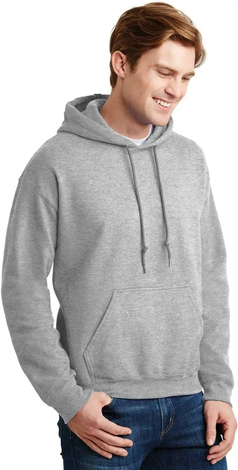 Gildan 12500 Dryblend Pullover Hooded Sweatshirt Sport Gray