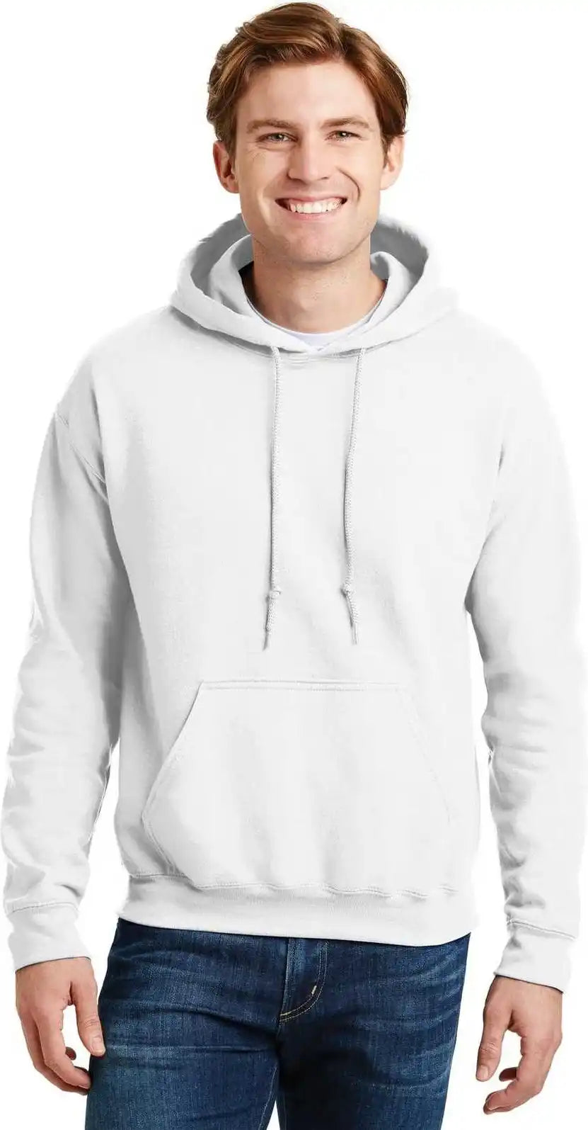 Gildan 12500 Dryblend Pullover Hooded Sweatshirt White