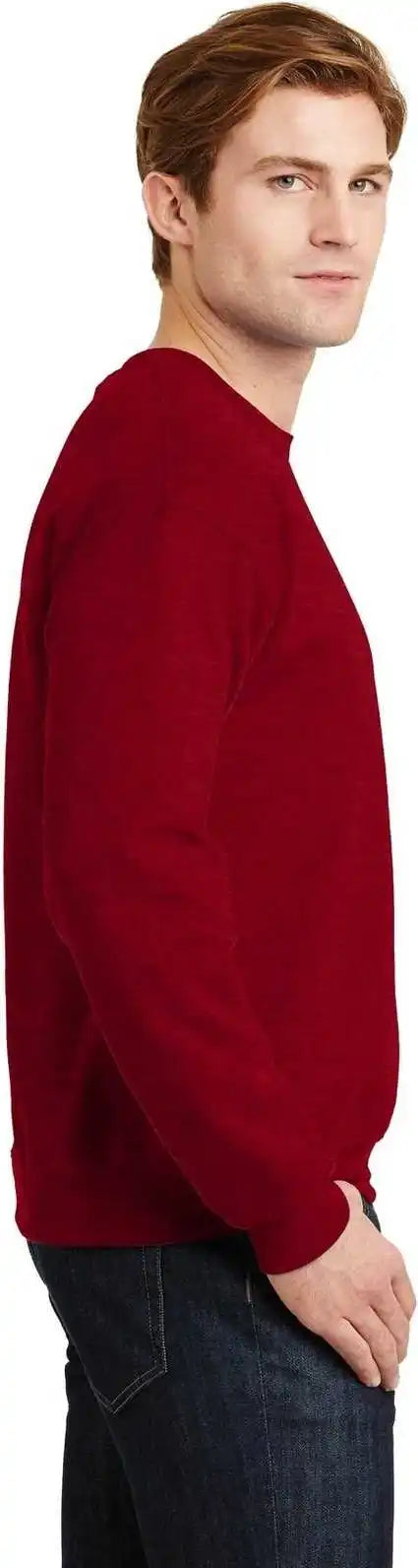 Gildan 18000 Heavy Blend Crewneck Sweatshirt Antique Cherry Red