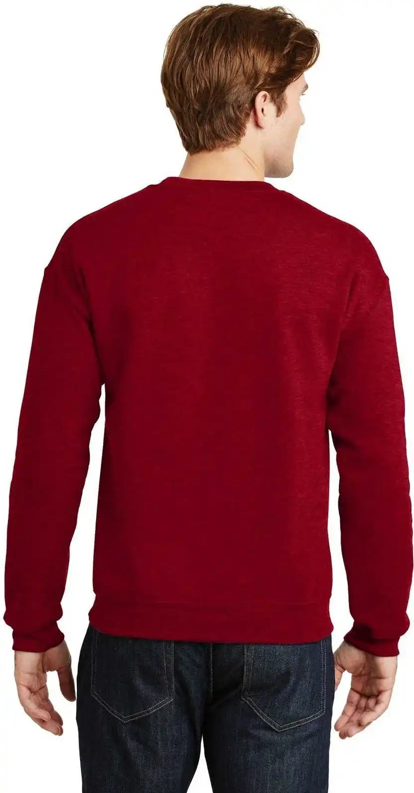 Gildan 18000 Heavy Blend Crewneck Sweatshirt - Antique Cherry Red