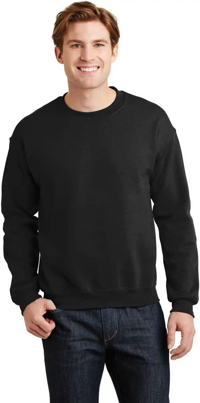Gildan 18000 Heavy Blend Crewneck Sweatshirt Black