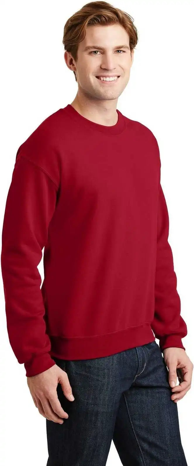 Gildan 18000 Heavy Blend Crewneck Sweatshirt Cherry Red