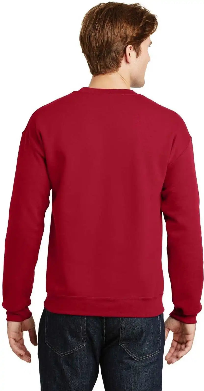 Gildan 18000 Heavy Blend Crewneck Sweatshirt Cherry Red