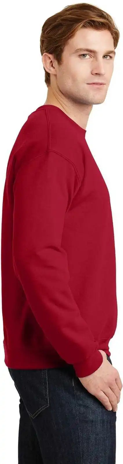 Gildan 18000 Heavy Blend Crewneck Sweatshirt Cherry Red