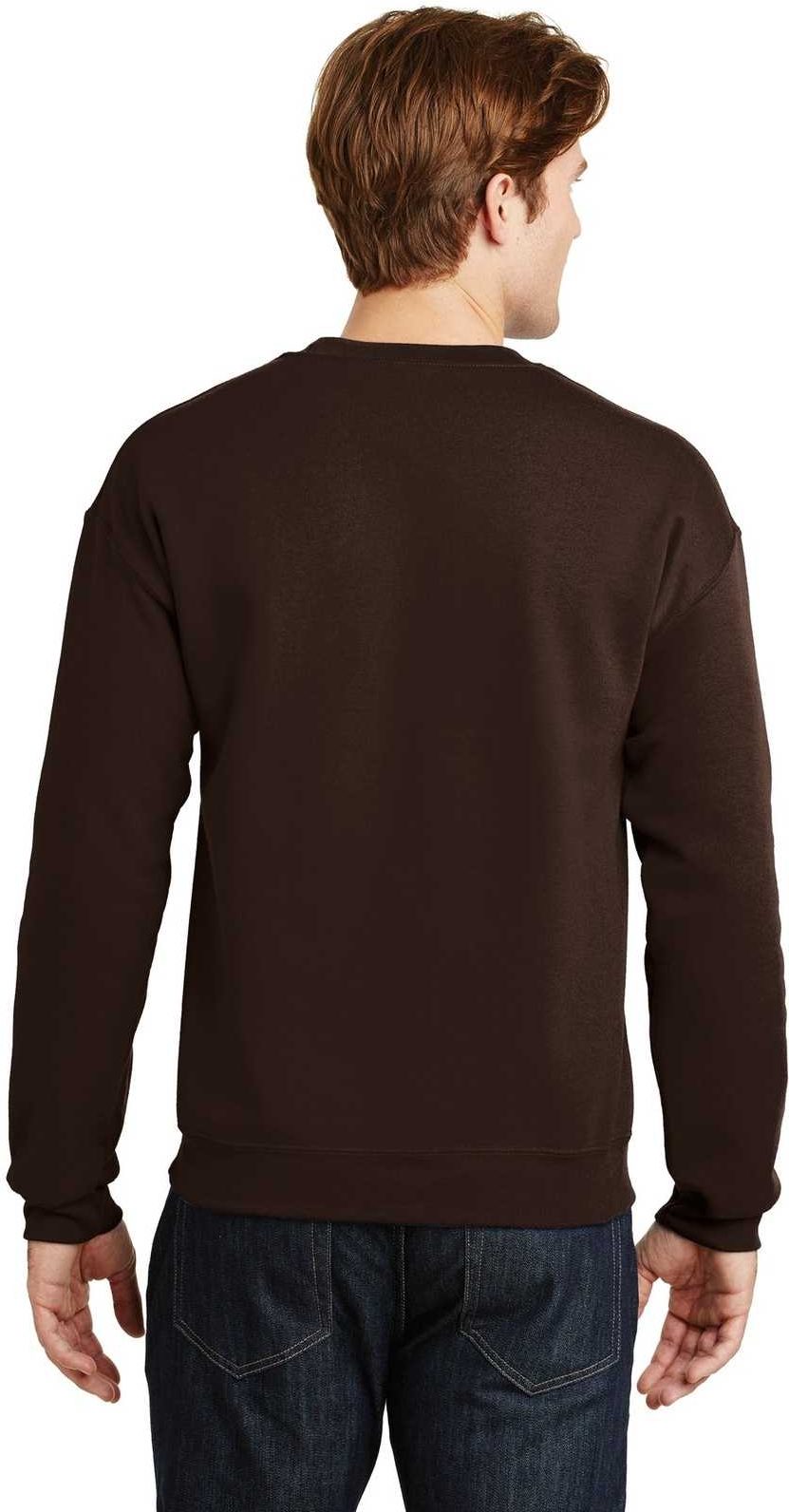 Gildan 18000 Heavy Blend Crewneck Sweatshirt - Dark Chocolate