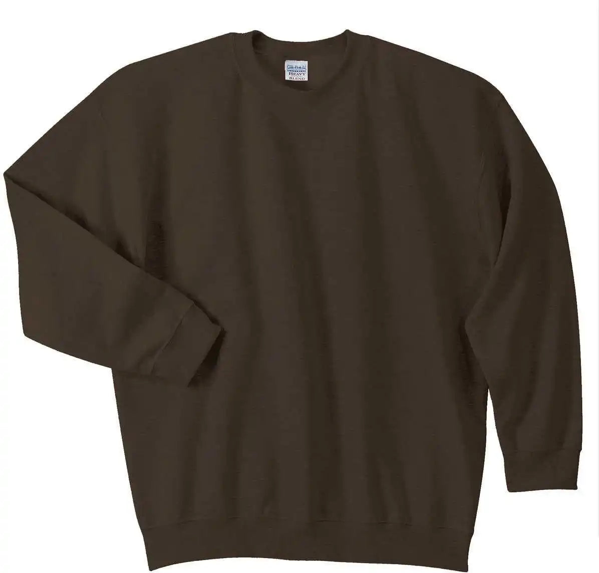 Gildan 18000 Heavy Blend Crewneck Sweatshirt Dark Chocolate