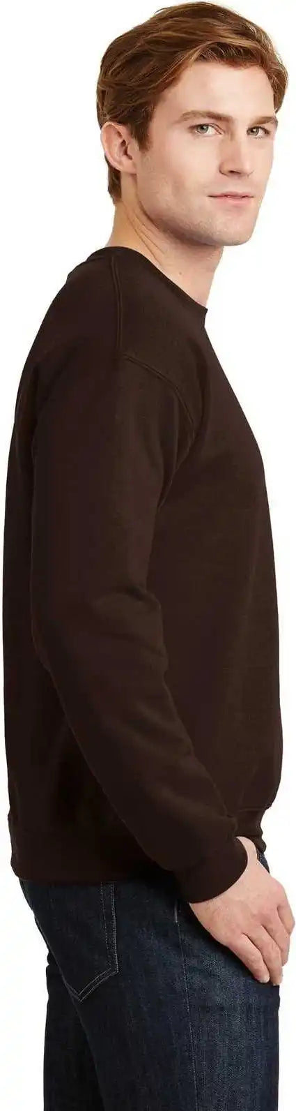 Gildan 18000 Heavy Blend Crewneck Sweatshirt Dark Chocolate