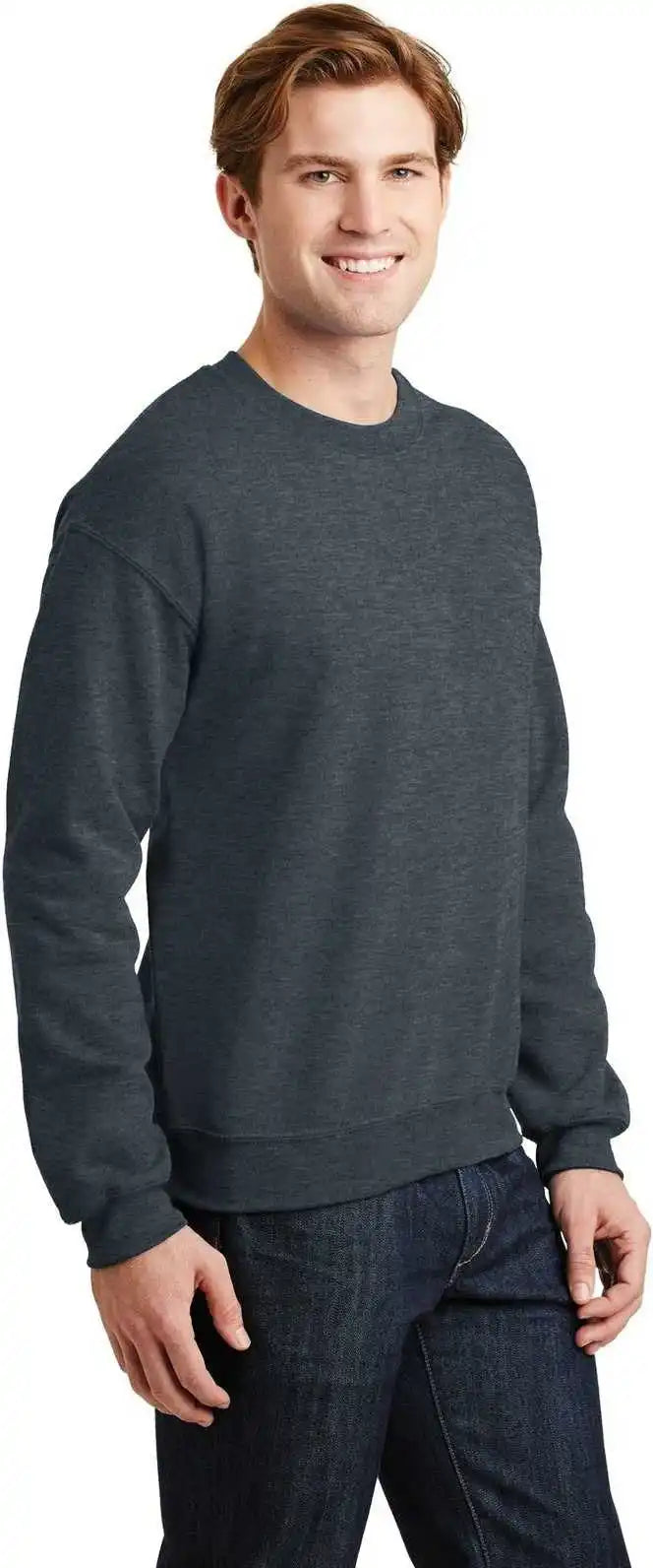 Gildan 18000 Heavy Blend Crewneck Sweatshirt Dark Heather