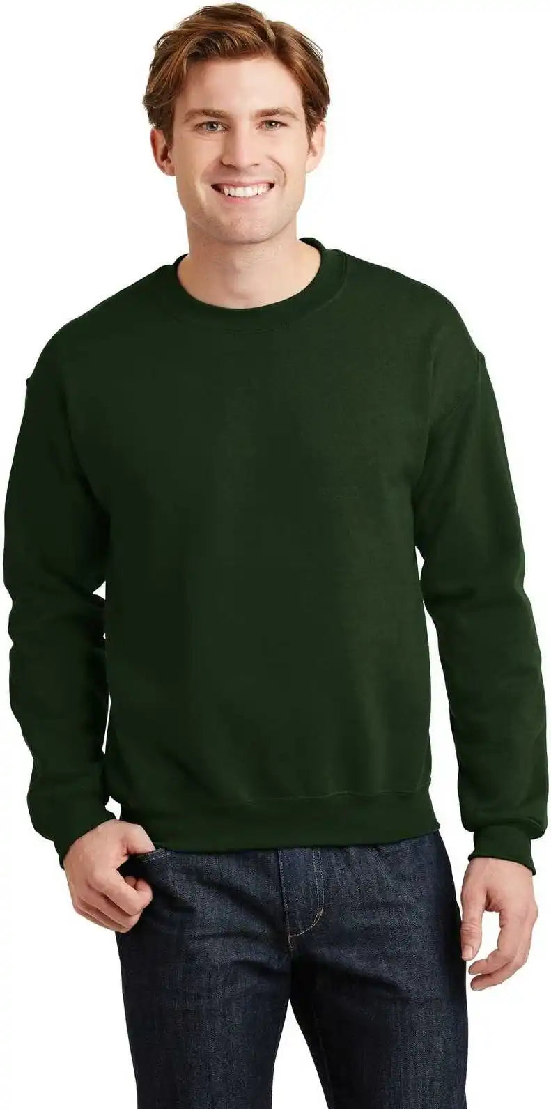 Gildan 18000 Heavy Blend Crewneck Sweatshirt Forest