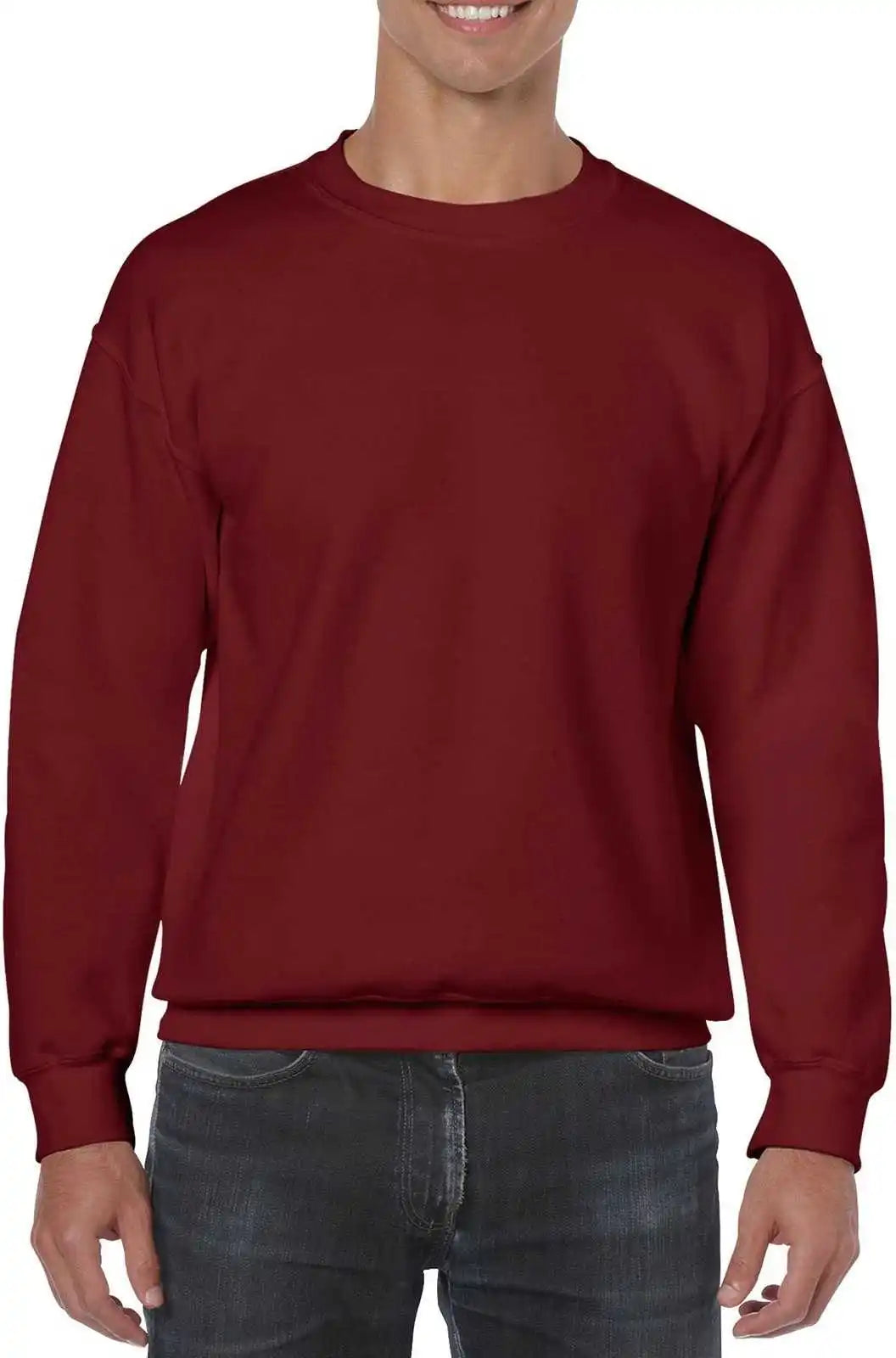 Gildan 18000 Heavy Blend Crewneck Sweatshirt Garnet