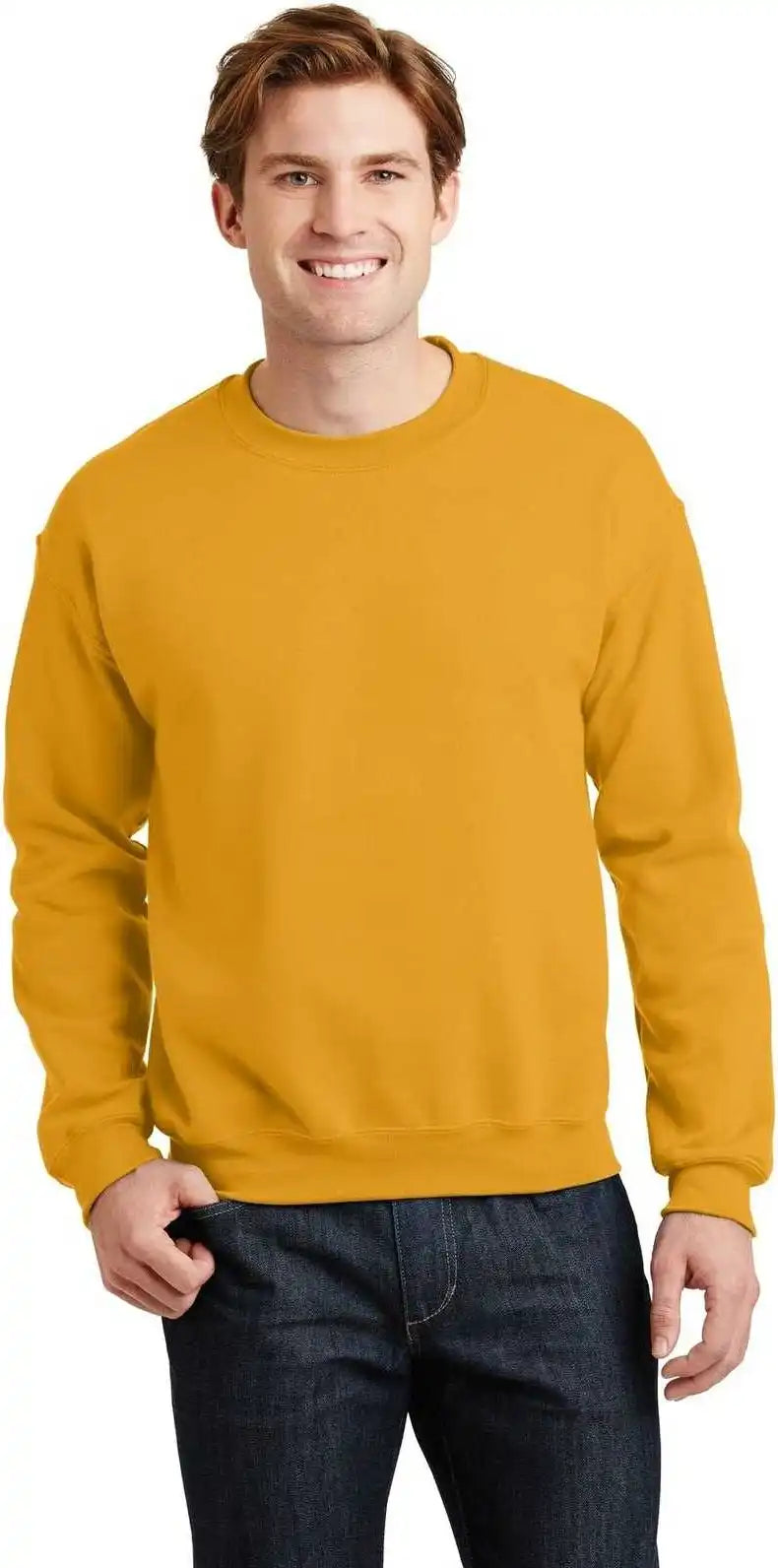 Gildan 18000 Heavy Blend Crewneck Sweatshirt Gold