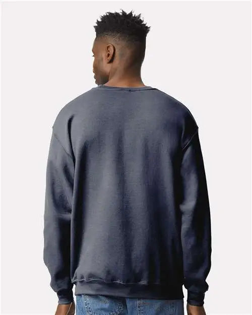 Gildan 18000 Heavy Blend™ Crewneck Sweatshirt - Heather Dark Navy