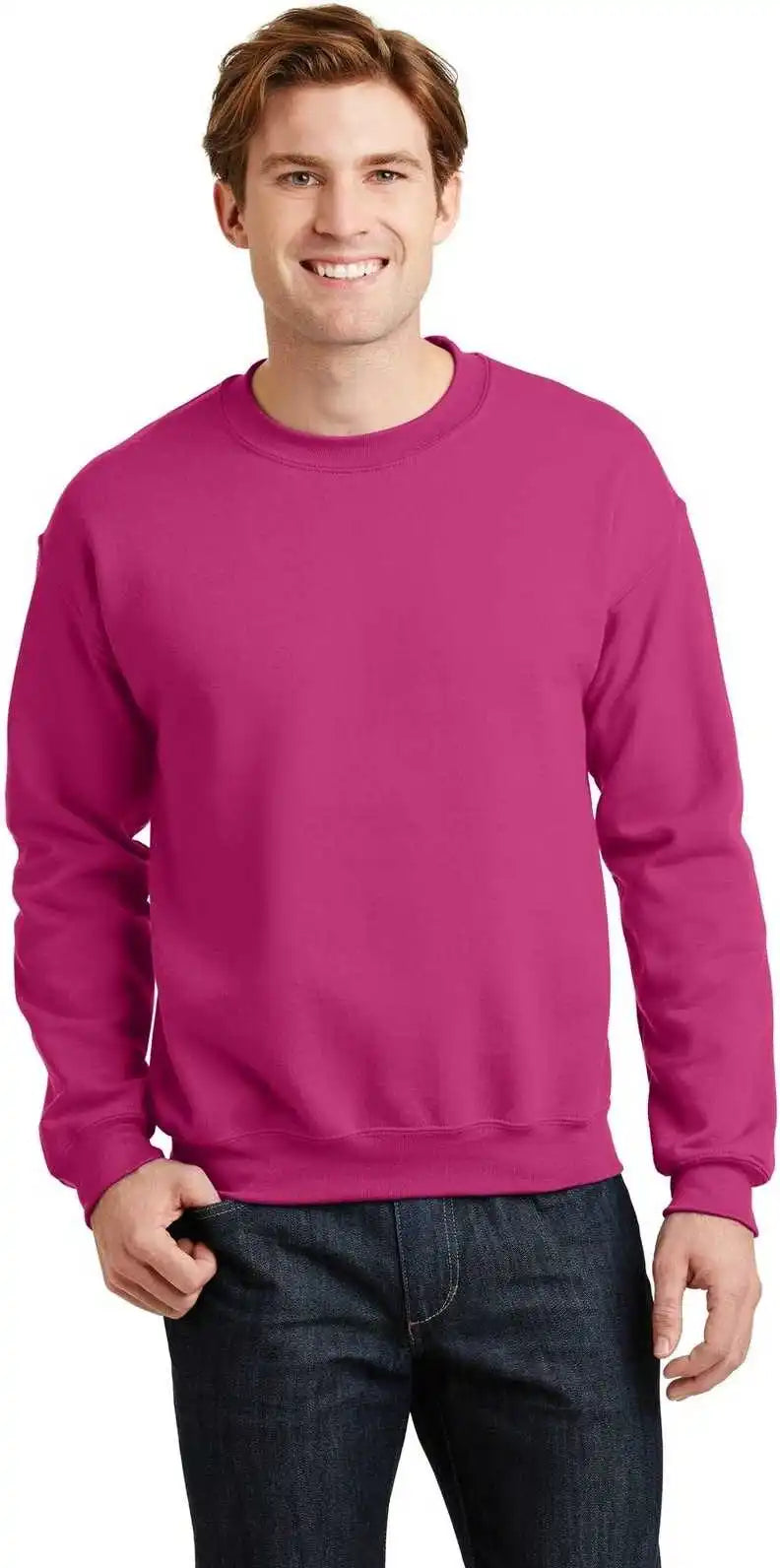 Gildan 18000 Heavy Blend Crewneck Sweatshirt Heliconia