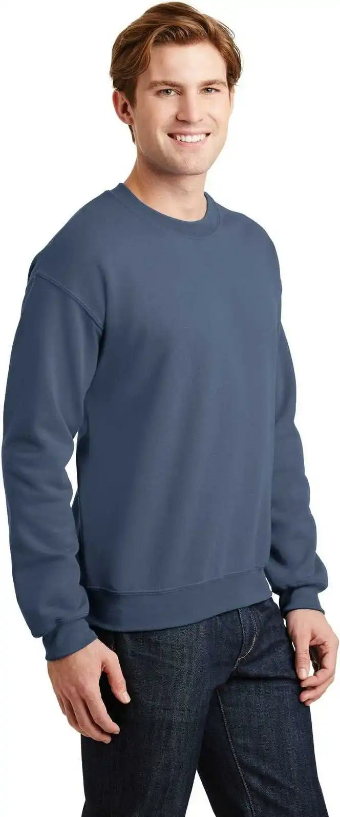 Gildan 18000 Heavy Blend Crewneck Sweatshirt Indigo Blue