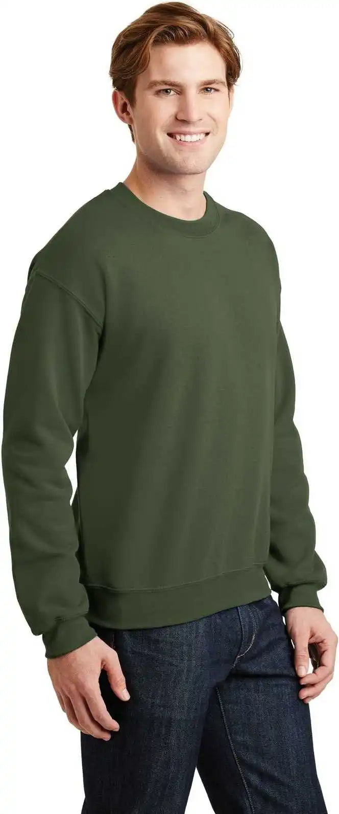 Gildan 18000 Heavy Blend Crewneck Sweatshirt Military Green
