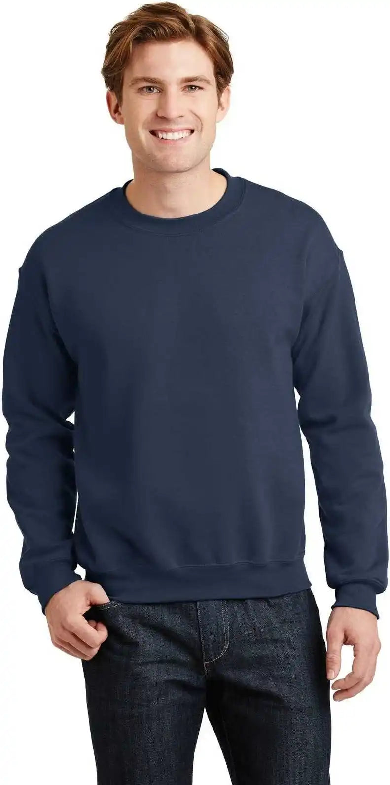 Gildan 18000 Heavy Blend Crewneck Sweatshirt Navy