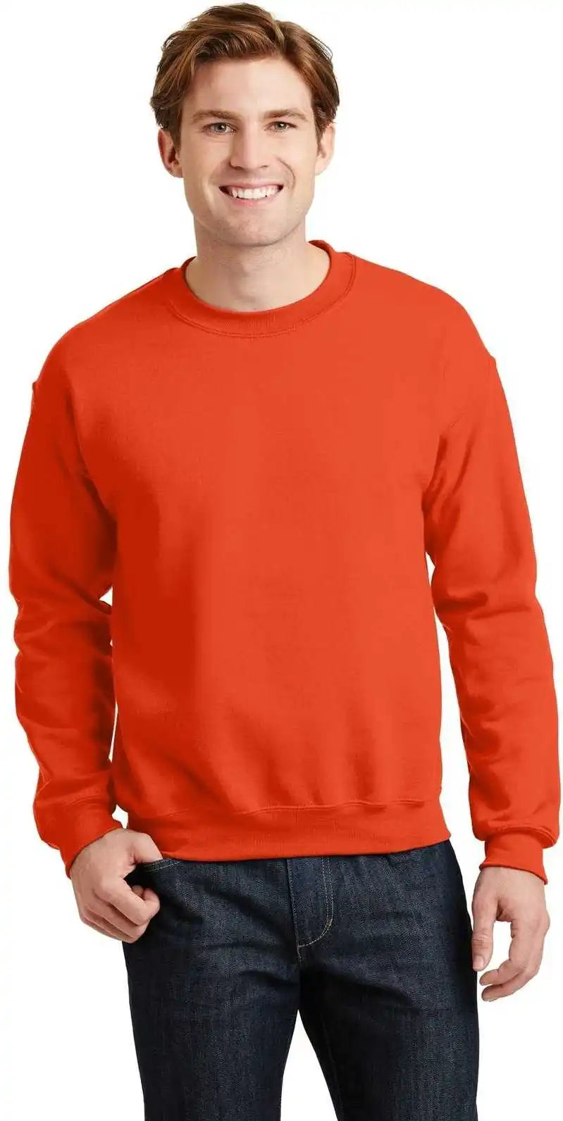 Gildan 18000 Heavy Blend Crewneck Sweatshirt Orange