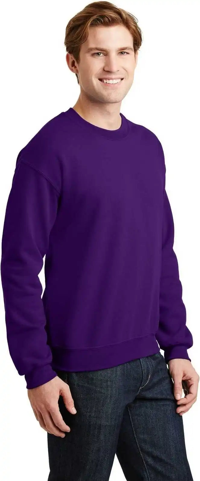 Gildan 18000 Heavy Blend Crewneck Sweatshirt Purple
