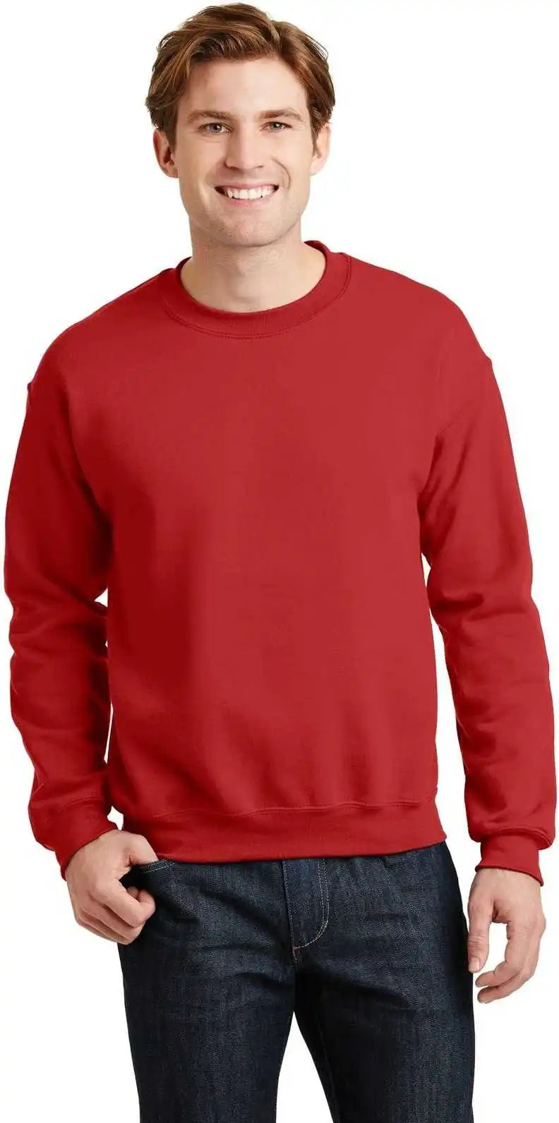 Gildan 18000 Heavy Blend Crewneck Sweatshirt - Red