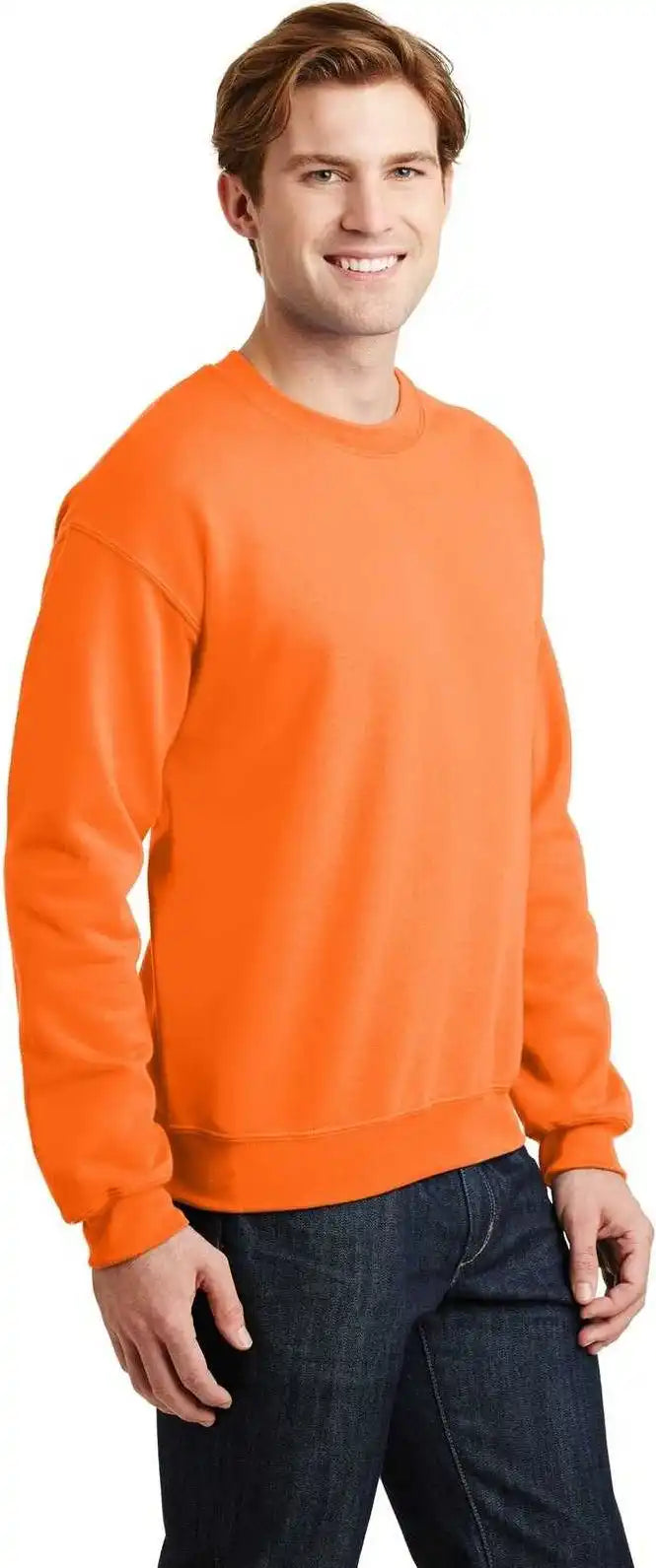 Gildan 18000 Heavy Blend Crewneck Sweatshirt S. Orange