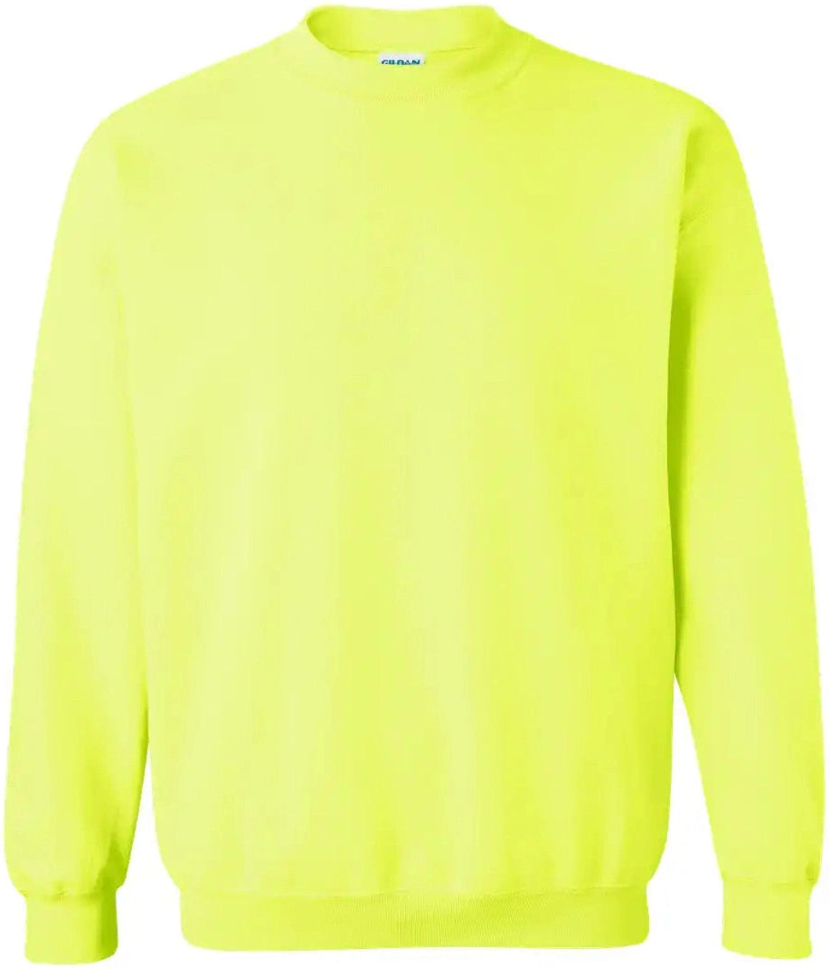 Gildan 18000 Heavy Blend™ Crewneck Sweatshirt - Safety Green - s