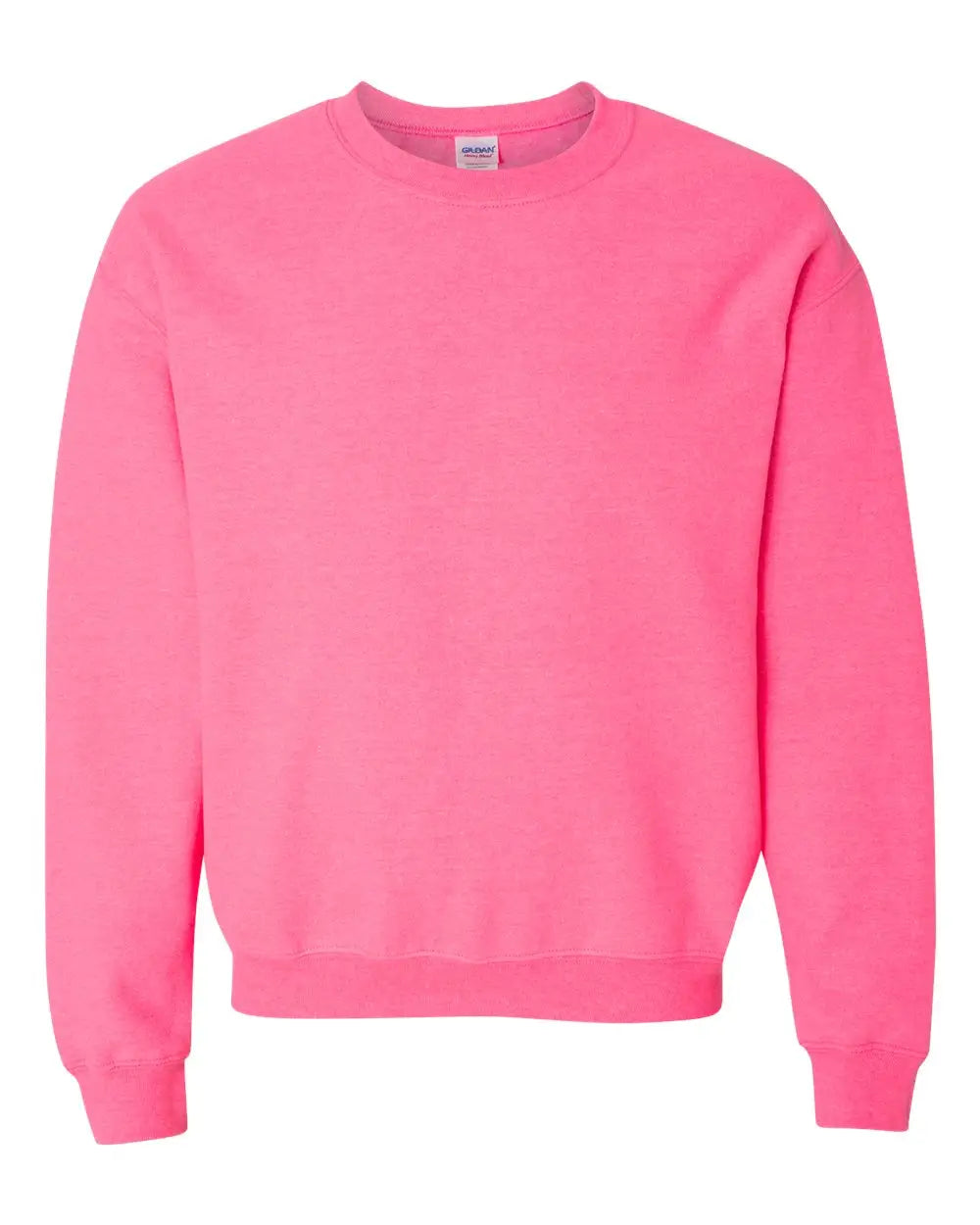 Gildan 18000 Heavy Blend™ Crewneck Sweatshirt - Safety Pink - s