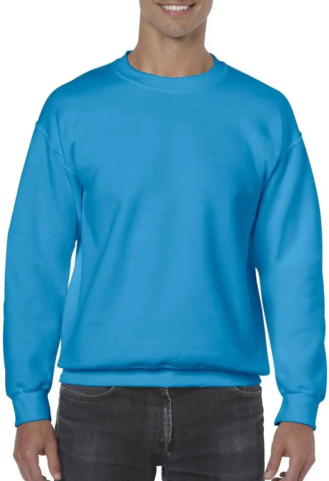 Gildan 18000 Heavy Blend Crewneck Sweatshirt Sapphire