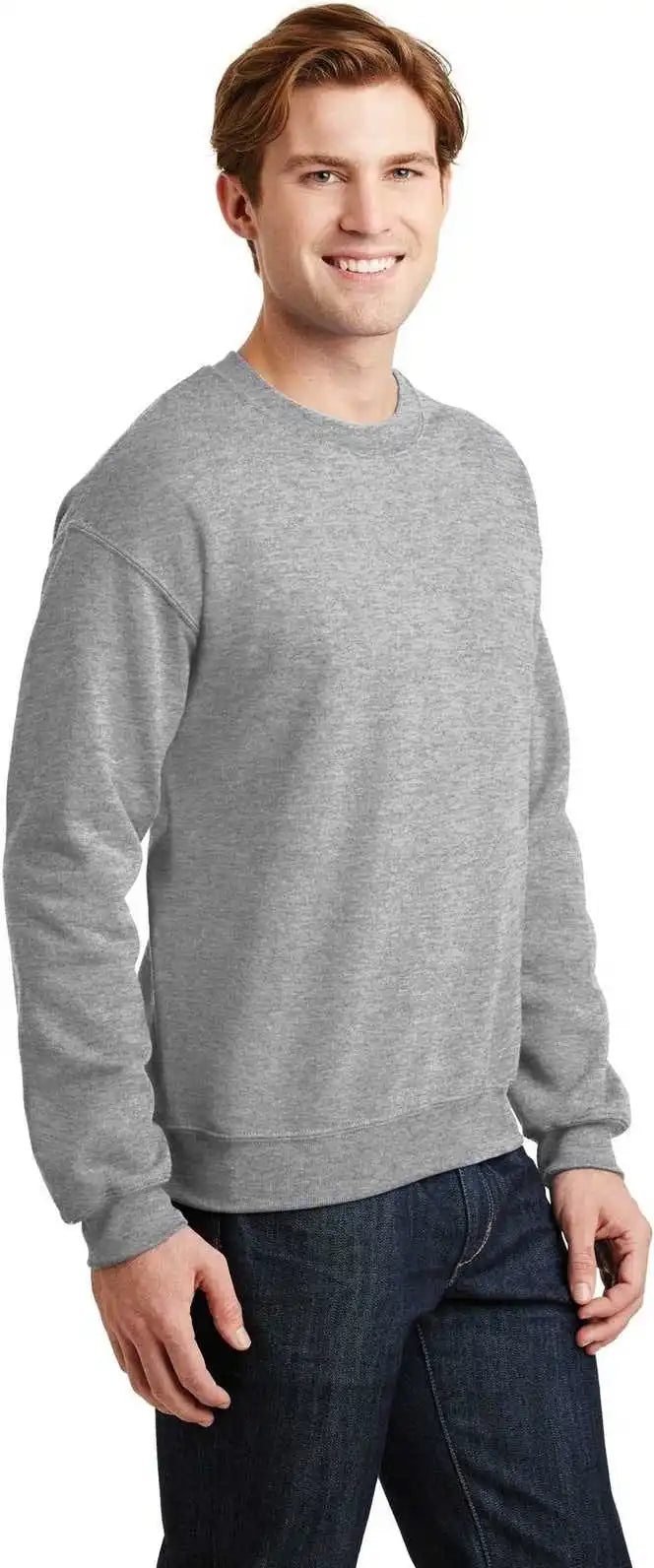 Gildan 18000 Heavy Blend Crewneck Sweatshirt Sport Gray