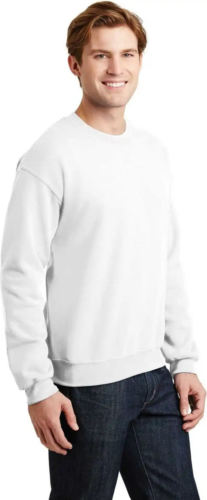 Gildan 18000 Heavy Blend Crewneck Sweatshirt White