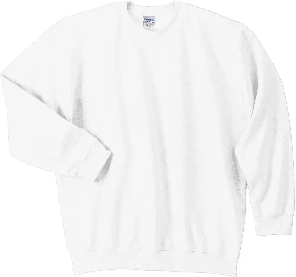 Gildan 18000 Heavy Blend Crewneck Sweatshirt White