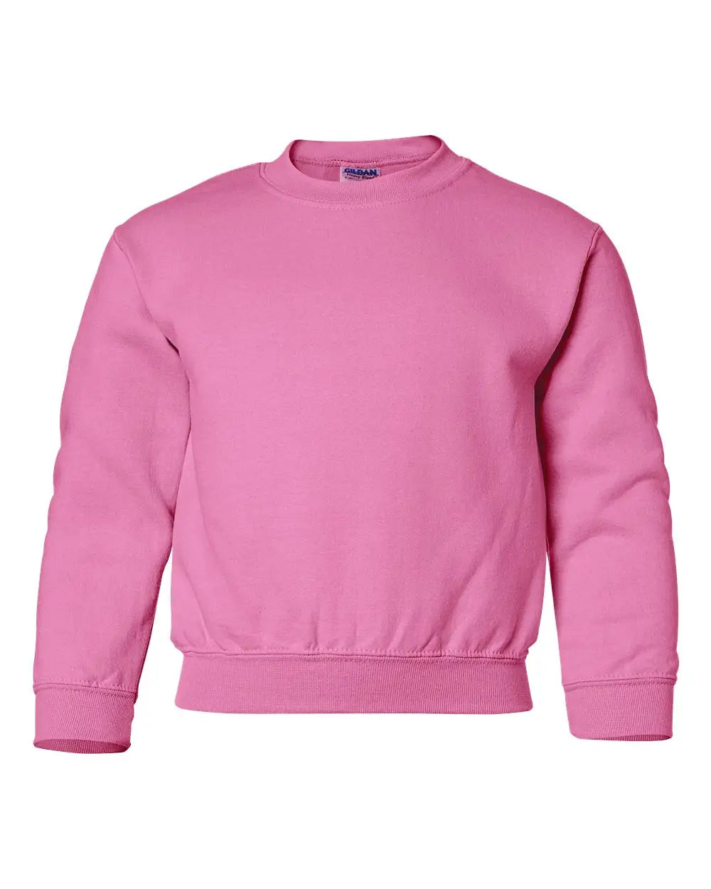 Gildan 18000b Heavy Blendâ„¢ Youth Sweatshirt - Safety Pink