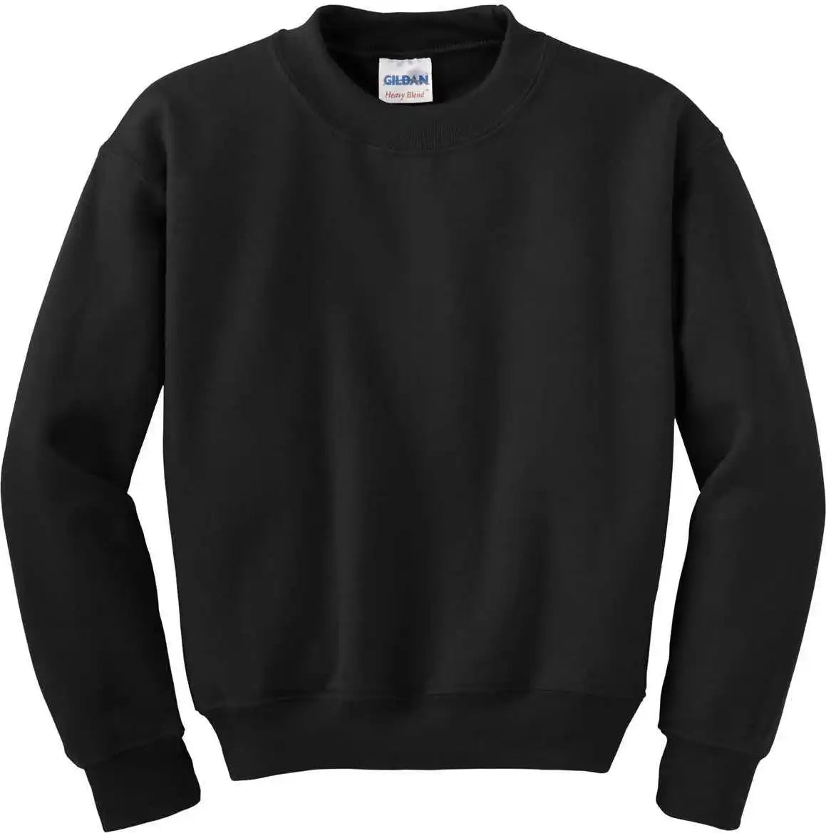 Gildan 18000b Youth Heavy Blend Crewneck Sweatshirt - Black