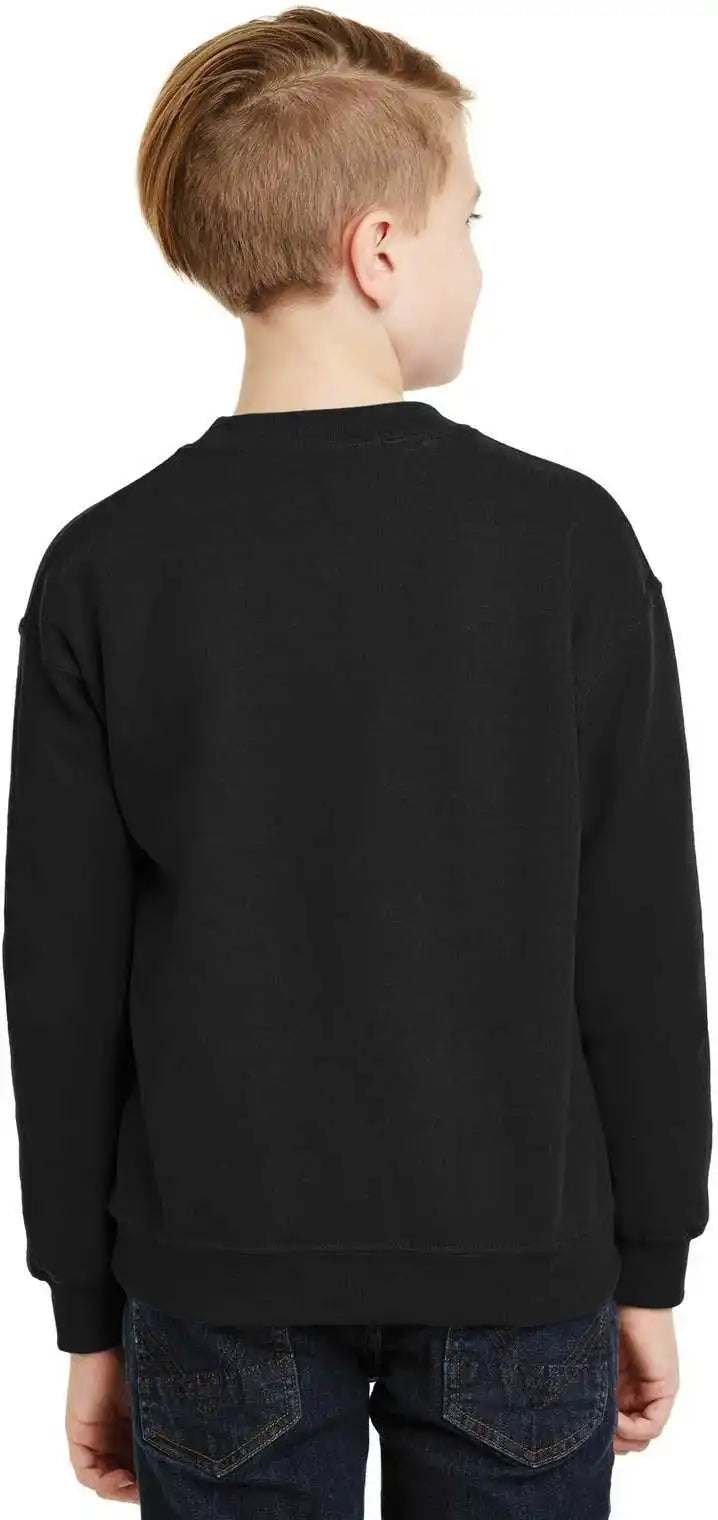 Gildan 18000b Youth Heavy Blend Crewneck Sweatshirt - Black