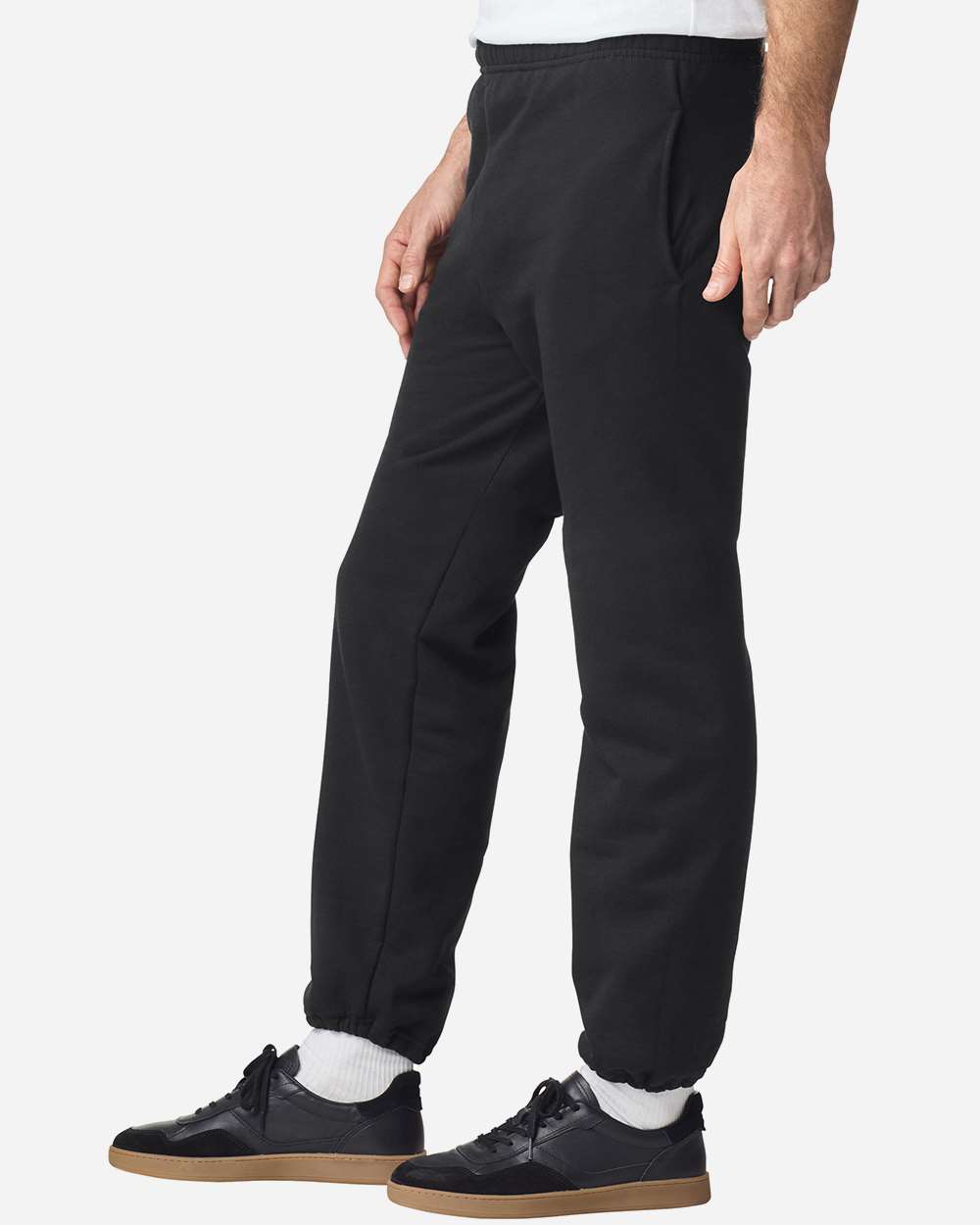Gildan 18100 Unisex Heavy Blend Pocket Sweatpants - Black