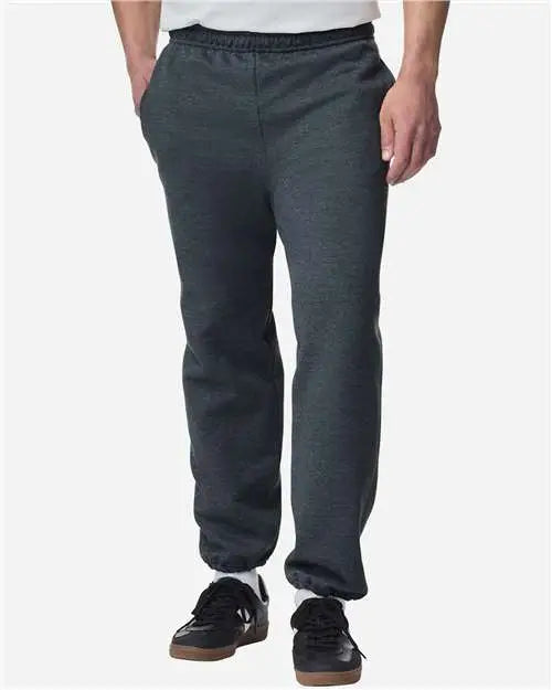 Gildan 18100 Unisex Heavy Blend Pocket Sweatpants - Dark Heather