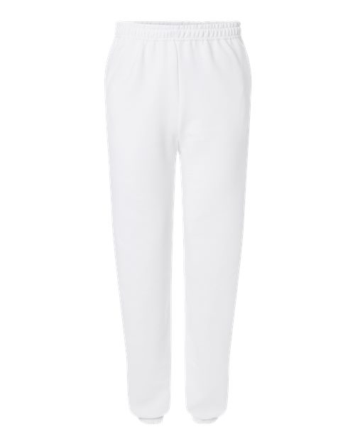 Gildan 18100 Unisex Heavy Blend Pocket Sweatpants - White