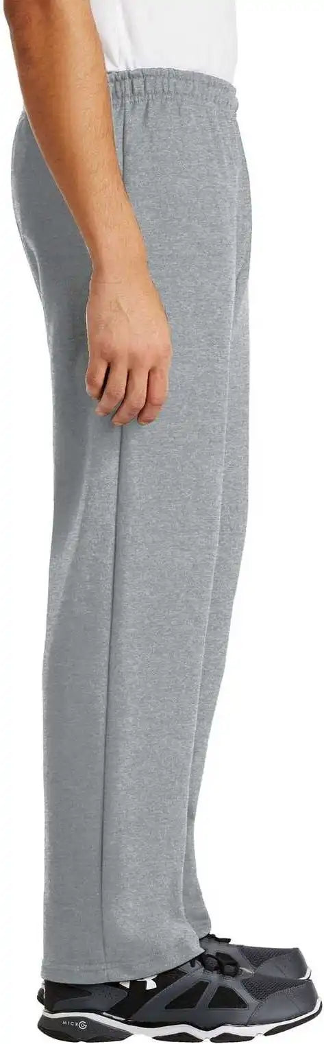Gildan 18400 Heavy Blend Open Bottom Sweatpant - Sport Gray
