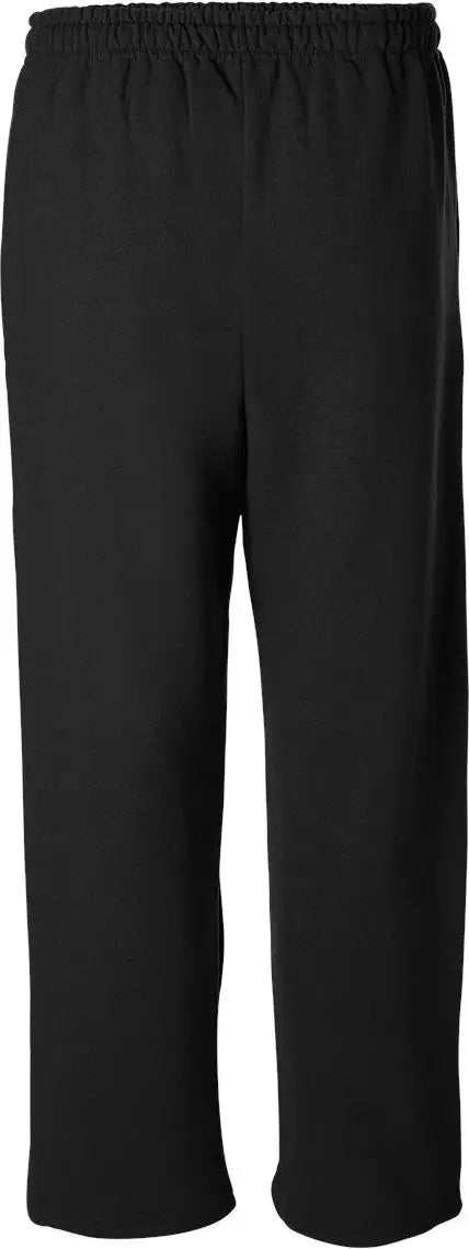Gildan 18400 Heavy Blend™ Open-bottom Sweatpants - Black