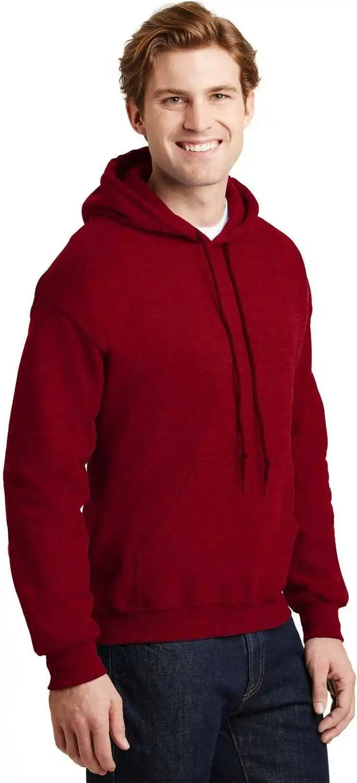 Gildan 18500 Heavy Blend Hooded Sweatshirt - Antique Cherry Red