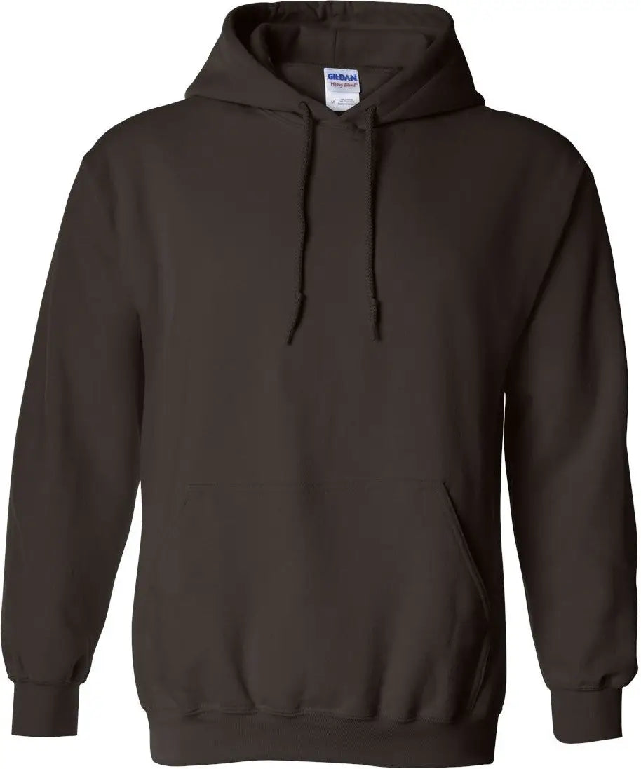 Gildan 18500 Heavy Blend™ Hooded Sweatshirt - Dark Chocolate - Coffee / s