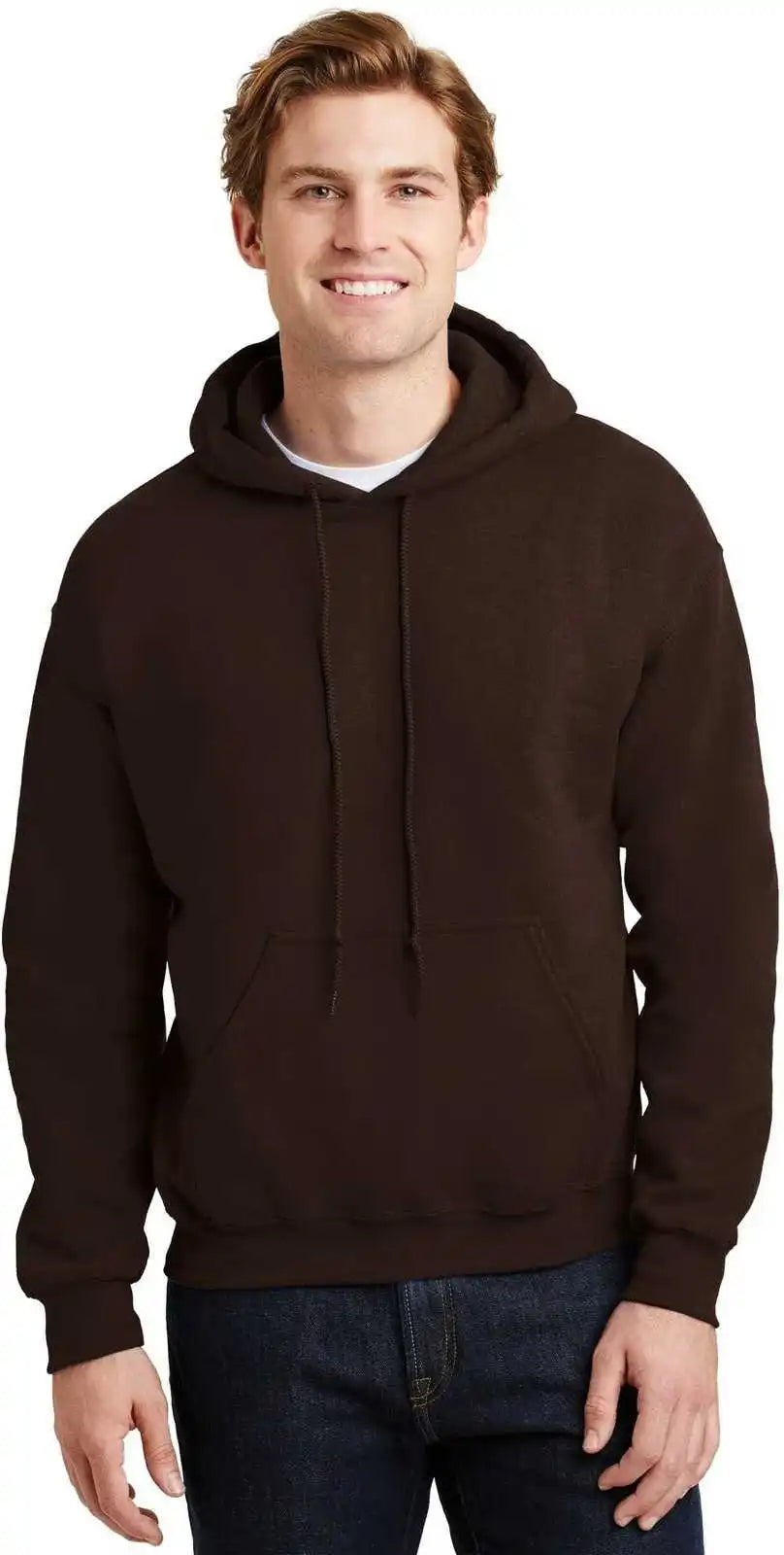 Gildan 18500 Heavy Blend Hooded Sweatshirt Dark Chocolate