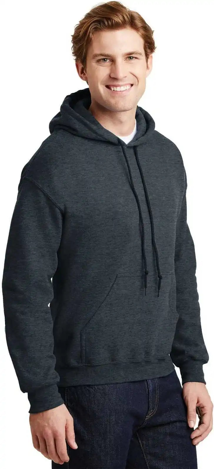 Gildan 18500 Heavy Blend Hooded Sweatshirt Dark Heather