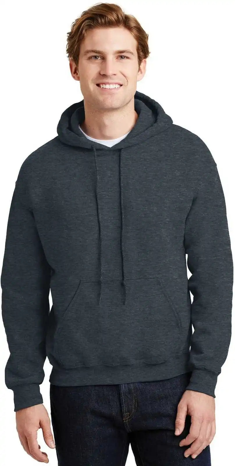 Gildan 18500 Heavy Blend Hooded Sweatshirt Dark Heather